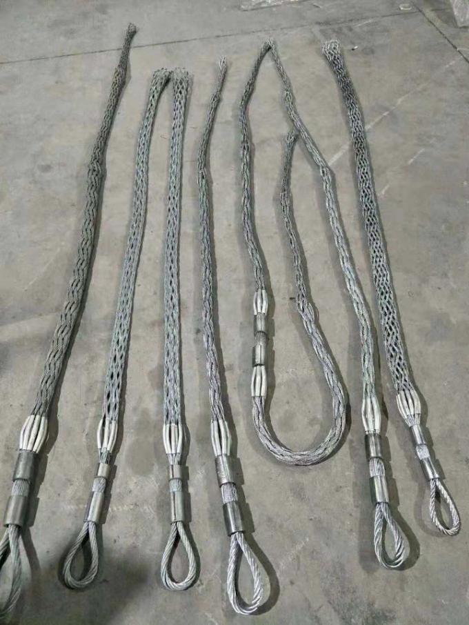 80kn Wire Rope Pulling Conductor ACSR Cable Mesh Socks