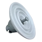 70KN Transmission Line Porcelain Disc Suspension Insulator With Cap