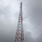 4 Legged Site Project Telecommunication Steel Tower With Bracket