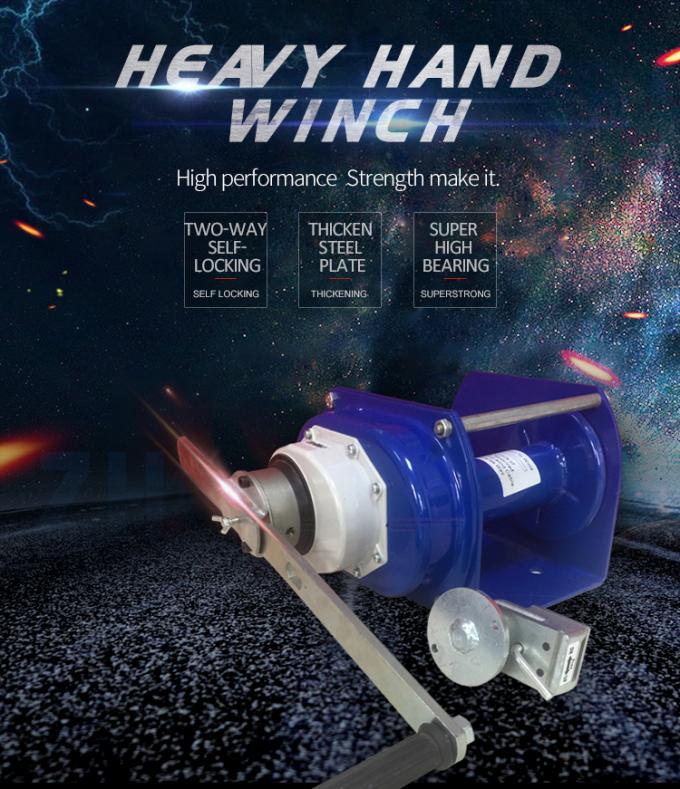 0.5T Heavy Duty Manual Anchor Winch / Winch Drum Brake With Self