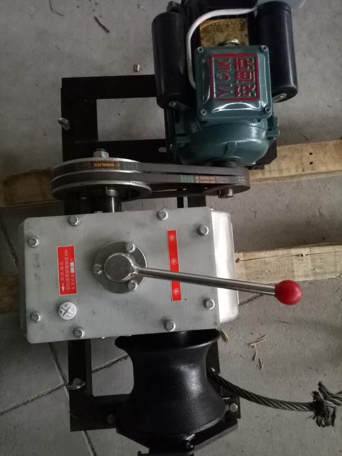 Steel Electric Cable Winch Puller / Portable Electric Winch For Cable