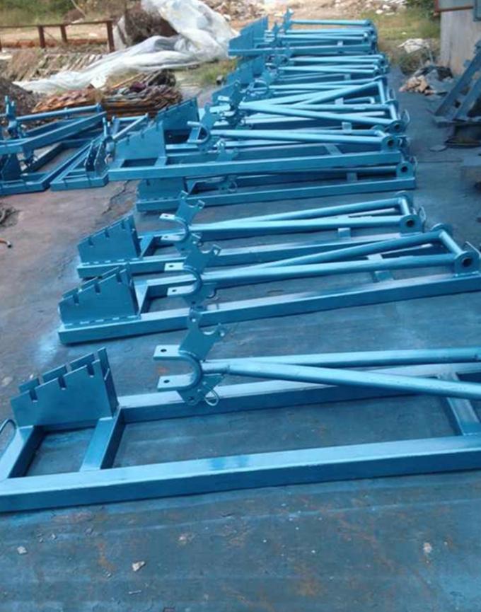 50KN Detachable Steel Wire Rope Mechanical Cable Drum Reel Stand To