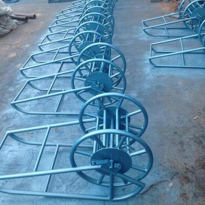 ISO 15101 59kg Hydraulic Tensioner Electrical Cable Reel Stands For