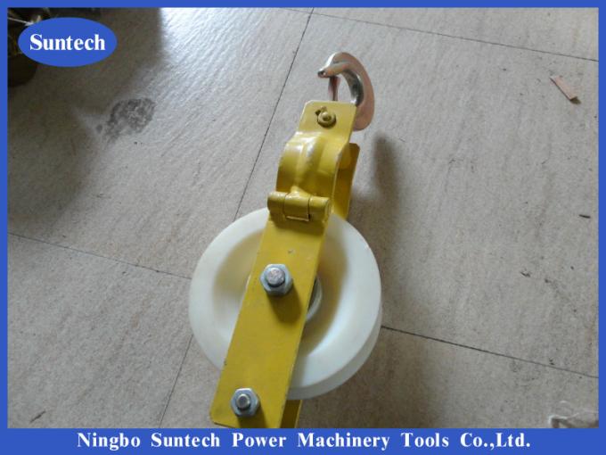 MC Nylon Single Sheave Stringing Tools Conductor Stringing Pulley Block