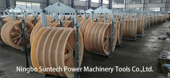 Bundled Aluminum Conductor Pulley Block For 220KV Transmission Line
