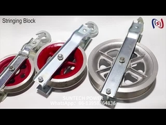 Grounding Wire Cable Pulling Pulley Conductor Stringing Blocks