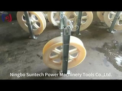 508mm Nylon Sheaves Transmissoin Line Conductor Stringing Pulley Blocks