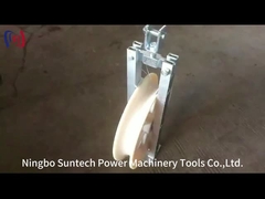 508mm 40KN Single Nylon Wire Pulling Blocks Conductor Stringing Blocks