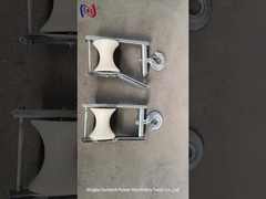 80mm Aerial Cable Conductor Pulley Stringing Roller Block For Overhead Line