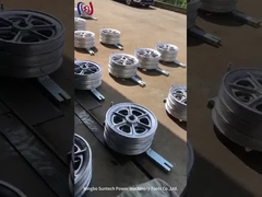 Aluminum Sheave Rubber Lined Conductor Stringing Blocks