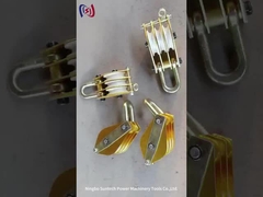 Tower Erection Tools Hoisting Tackle Pulley Nylon Sheave