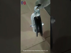 Overhead Line Round Belt Hold Down Wire Cable Pulley Stringing Block