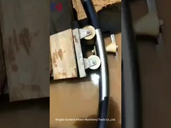 Triple Pulley 10KN Corner Ground Cable Roller For Tranmission Line Construction Works