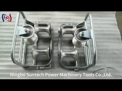 Triple Corner Ground 140mm Cable Pulling Rollers With Aluminum Alloy Wheels