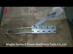 Bolt Type Round Steel Rope Gripper 70KN Cable Pulling Stringing Conductor Clamp