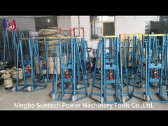 50KN Detachable Steel Wire Rope Mechanical Cable Drum Reel Stand To Release Wire