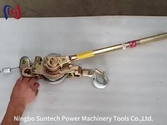 Non Conductive FRP Handle Chain Lifting Hoist For Live Line Operation