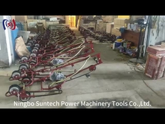 4 Bundle Overhead Power Line Aluminium Alloy Aerial Trolley