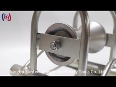 Shock Resistant Underground Cable Pulling Roller With Nylon Aluminum Sheave