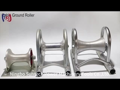ISO Aluminum Alloy Straight Line Grounding Cable Spool Roller Steel Cable Roller