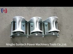 Stringing Tools Three Nylon Sheaves Cable Guide Roller For Underground Working