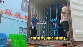 Hydraulic Cable Reel Stand Safe Heavy Duty Cable Handling