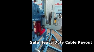 Heavy Duty Cable Reel Stand 10 50KN Safe Payout Solution