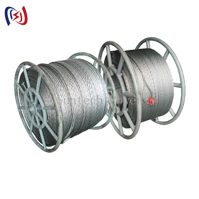 quality  Transmission Line Anti Twisting Braided Galvanised Conductor Steel Pilot Wire Rope factory