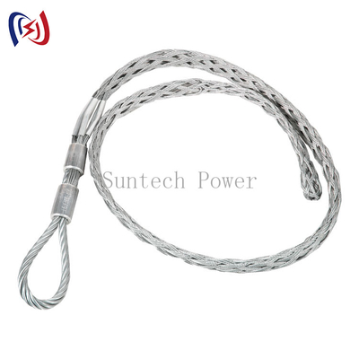 quality  80kn Wire Rope Pulling Conductor ACSR Cable Mesh Socks factory