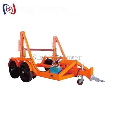 quality  Heavy Duty Cable Reel Trailer 20T Capacity for Industrial Transport factory