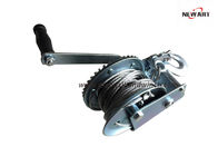 540kg Zinc Coated Manual Boat Winch , 225Mm Handle Ratchet Hand Operated Winch