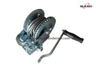 540kg Zinc Coated Manual Boat Winch , 225Mm Handle Ratchet Hand Operated Winch