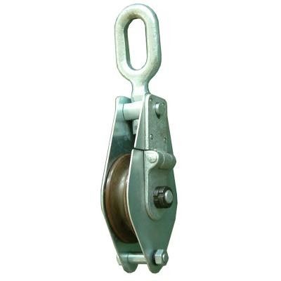 20KN Tower Erection Tools Steel Hoisting Tackle Pulley Block For Construction Line