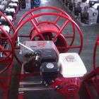 5 Ton Belt Drive Recovery Wire Take-Up Machine Diesel Gasoline Engine Big Drum Mobile Traction Cable Pulling Winch