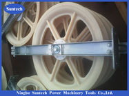 Five Nylon Sheaves Conductor Stringing Pulley Block For Stringing Equipment