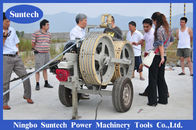 Overhead Stringing Hydraulic Puller Tensioner , 3T Power Construction Conductor Stringing Equipment