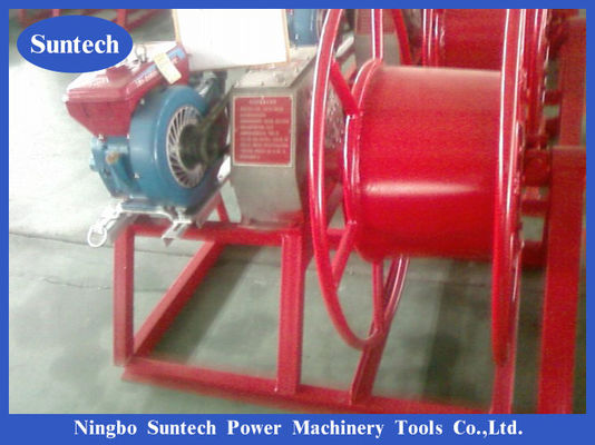 5 Ton Belt Drive Recovery Wire Take-Up Cable Winch Puller Machine