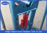 10T Hydraulic Pulling Electrical Cable Drum Roller Stand With Wheels