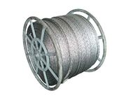 Transmission Line Anti Twisting Braided Galvanised Conductor Steel Pilot Wire Rope