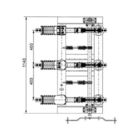 GB3804 3 Phase AC 12KV Outdoor Vacuum Load Break Isolating Switch