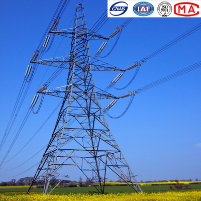 Double Circuit Angle Steel Power Transmission Tower