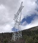 110 132kV 4 Legged Angular Steel Lattice Transmission Tower