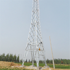 110KV 132KV Anger Steel Lattice Pylon Transmission Tower