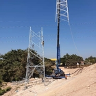 132KV Power Transmission Line HDG Lattice Steel Tower