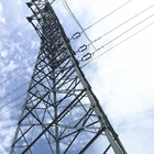 ASTM123 HDG Lattice Steel Towers For Power Transmission Line