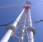 Three Tube 138kv Telescopic Antenna Tower For Utility Service