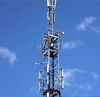 Monopole Q235B Q345B Q420 Steel Antenna Tower For Broadcasting