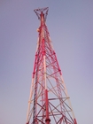 ISO 1461 ASTM A123 HDG Tubular Telecommunication Steel Tower