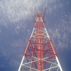 ISO 1461 ASTM A123 HDG Tubular Telecommunication Steel Tower