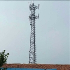HDG 3 / 4 Legged Tubular Steel Telecom Antenna Tower